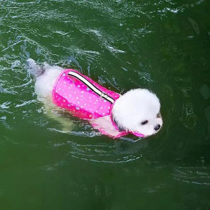 French Bulldog Life Jacket – Float Vest with Rescue Handle & Removable Neck Support