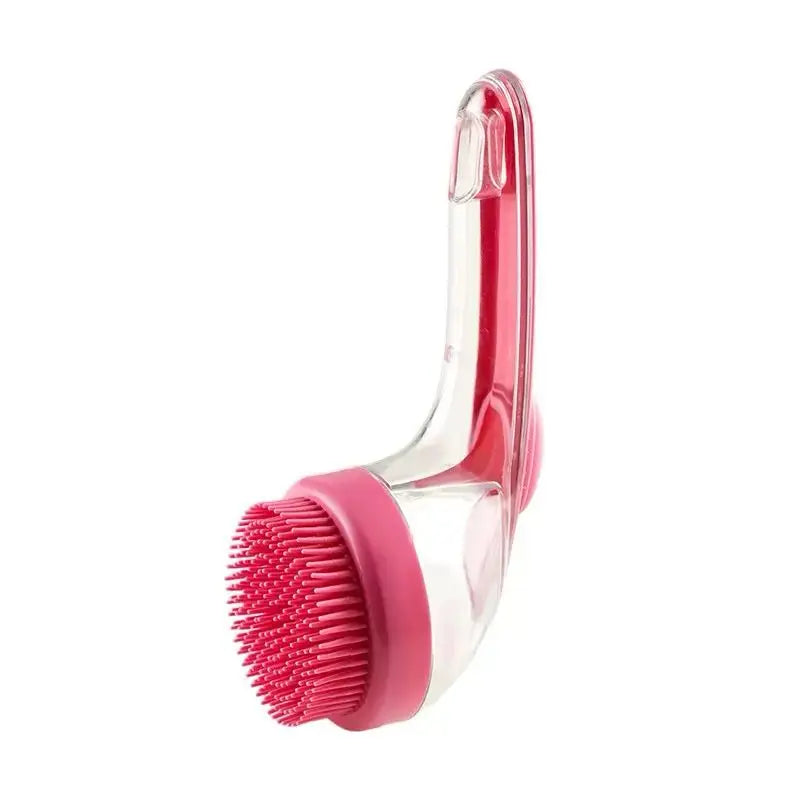 2026 Dual-Function Pet Bathing and Grooming Brush with Built-In Shampoo Dispenser, Ergonomic Non-Slip Handle, Ideal for Dogs and Cats, Fur Shedding Control, Gentle Fur Removal, and Massage Features for Home Use