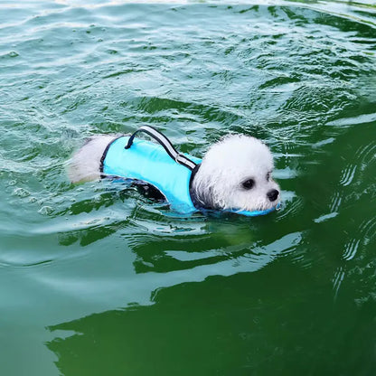 French Bulldog Life Jacket – Float Vest with Rescue Handle & Removable Neck Support