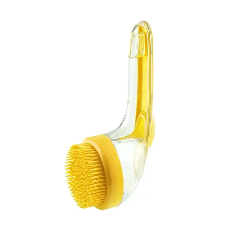 2026 Dual-Function Pet Bathing and Grooming Brush with Built-In Shampoo Dispenser, Ergonomic Non-Slip Handle, Ideal for Dogs and Cats, Fur Shedding Control, Gentle Fur Removal, and Massage Features for Home Use