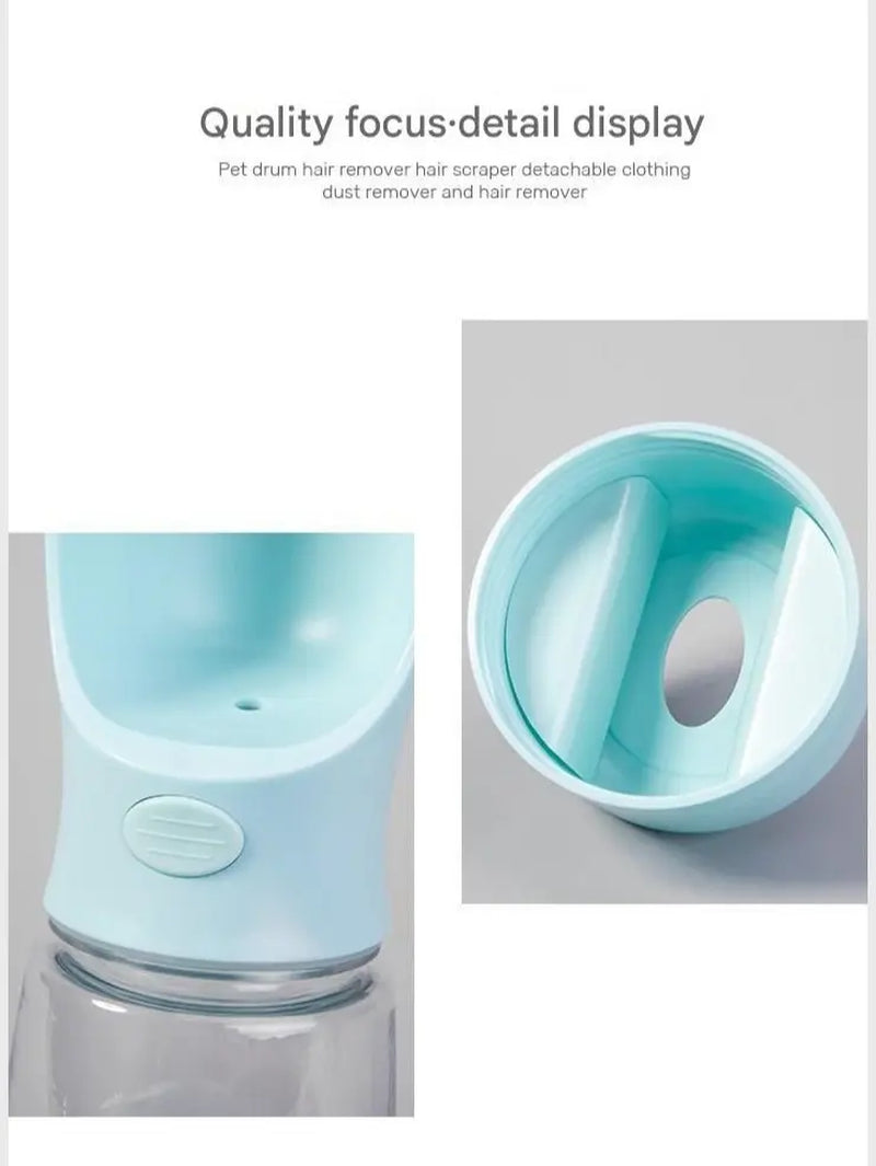 Portable Dog Water Bottle with Built-in Bowl - Travel Hydration Solution for Pets