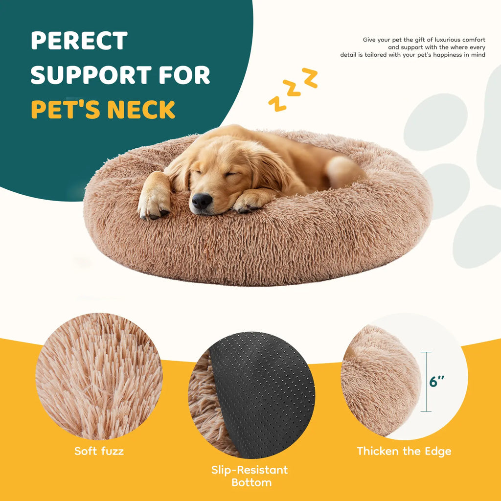 Sweetcrispy Modern Orthopedic Memory Foam Pet Bed for Large Dogs - 3-Sided Bolsters, 20"L x 24"W x 8"Th, Waterproof Detachable Cover, Non-Slip Base, Joint Relief and Consistent Support for Enhanced Comfort and Recovery