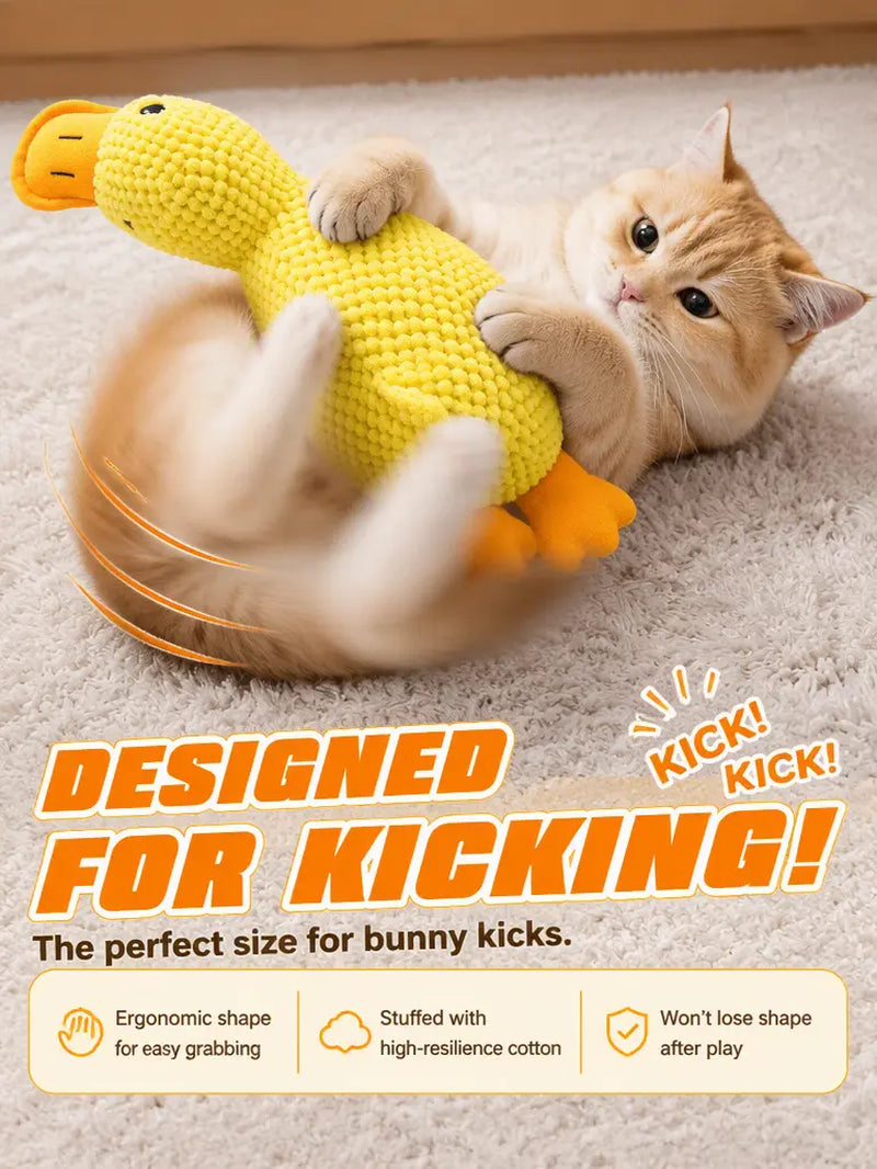 UQIOZ New Catnip Plush Cat Toy - Universal Size Interactive Wand for Teasing Play, Chew-Resist Self-Play Boredom Buster, Crinkle Sound Teething Pet Supply for Cat Lovers
