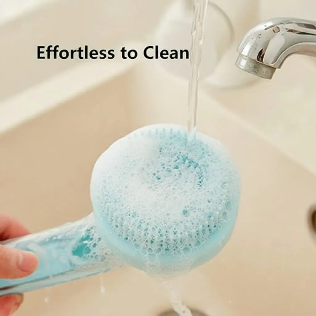 2026 Dual-Function Pet Bathing and Grooming Brush with Built-In Shampoo Dispenser, Ergonomic Non-Slip Handle, Ideal for Dogs and Cats, Fur Shedding Control, Gentle Fur Removal, and Massage Features for Home Use