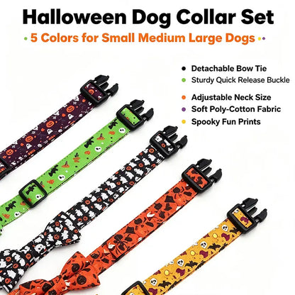 Fall Pumpkin Dog Collar, Adjustable Halloween Pumpkin Pet Collar for Small, Medium & Large Dogs, Cute Autumn Dog Accessories, Thanksgiving Pet Collar, Puppy Collar with Fall Plaid Design, Seasonal Pet Outfit, Viral Pet Products, Trending Dog Accessories