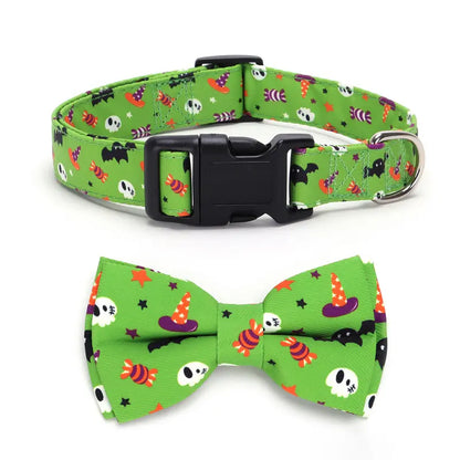 Fall Pumpkin Dog Collar, Adjustable Halloween Pumpkin Pet Collar for Small, Medium & Large Dogs, Cute Autumn Dog Accessories, Thanksgiving Pet Collar, Puppy Collar with Fall Plaid Design, Seasonal Pet Outfit, Viral Pet Products, Trending Dog Accessories